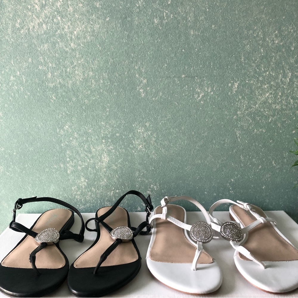 Xappeal  8m sandals blk/white nw